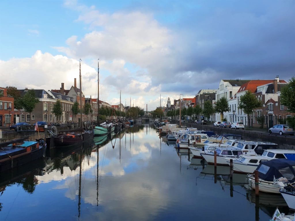 Delfshaven canal - The Mayflower Pilgrims in Delfshaven