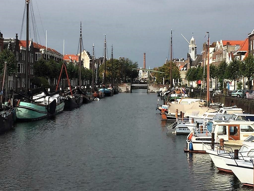 The Mayflower Pilgrims and Delfshaven canal