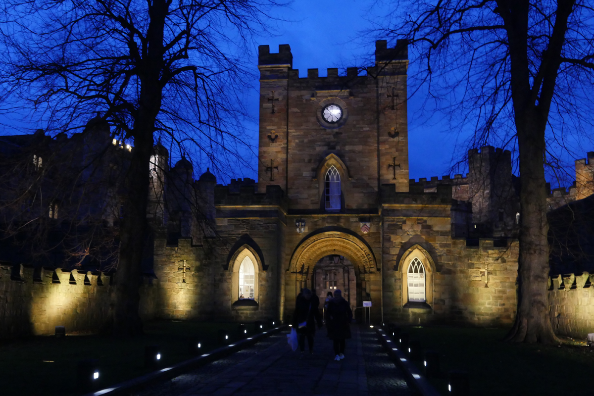 Durham Castle at Night Gatehouse