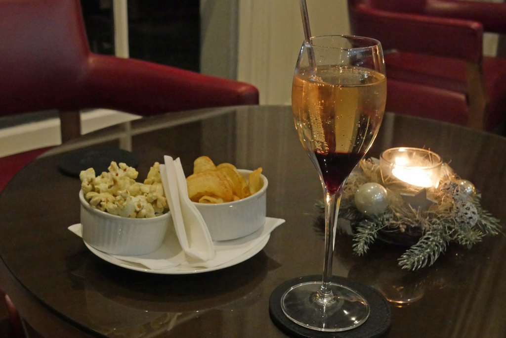 Kir Royale and Bar Snacks Seaham Hall