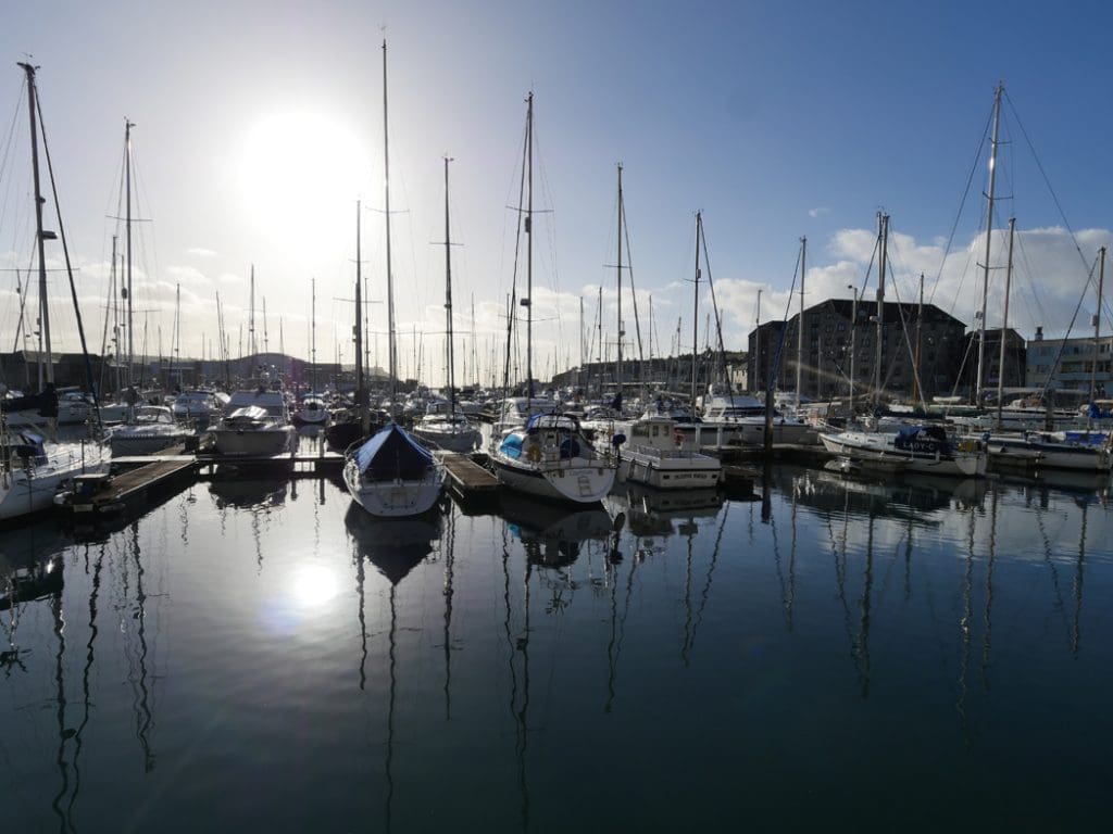 Plymouth marina - The Mayflower Story