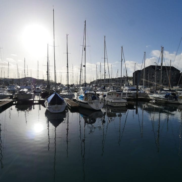 Plymouth marina - The Mayflower Story