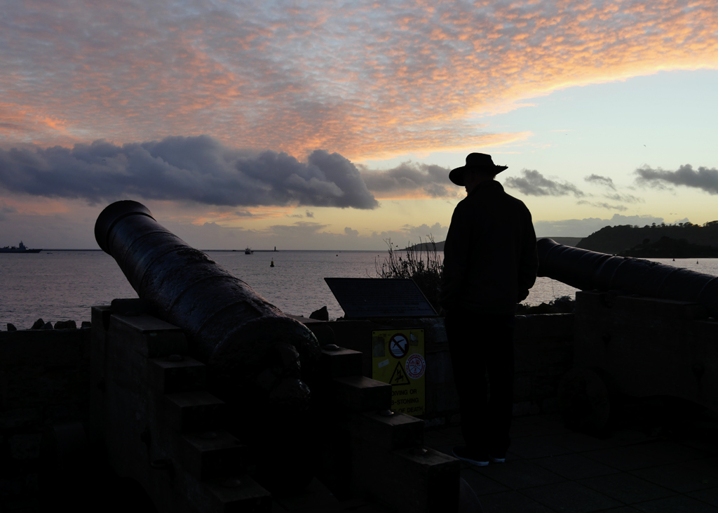 Sunset over Plymouth, Devon