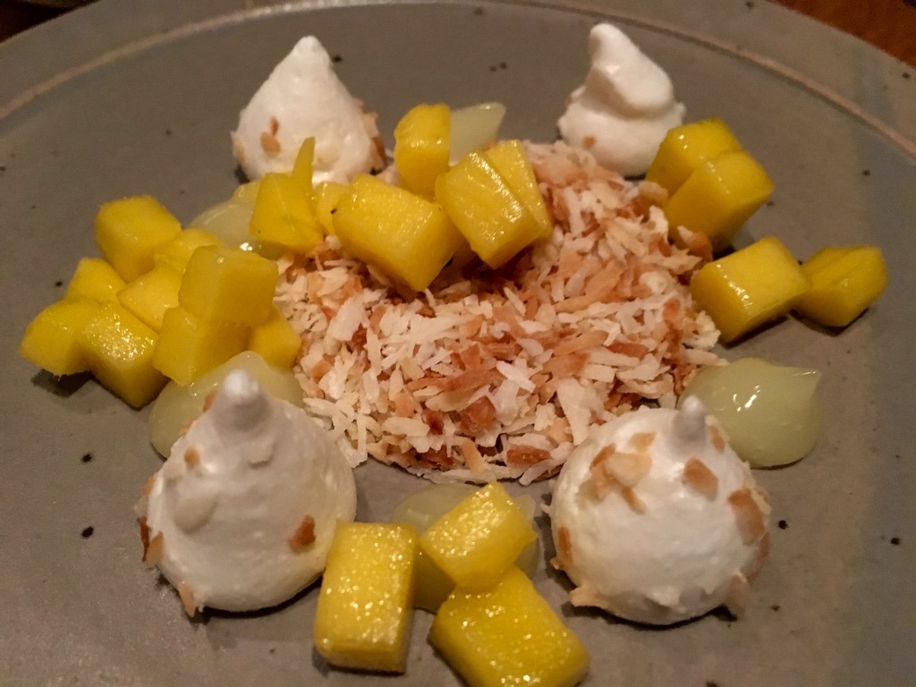The Olive tree mango dessert