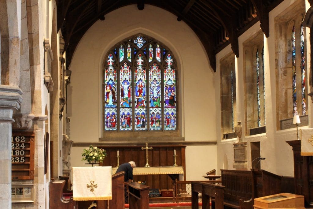 All Saint's babworth interior-
