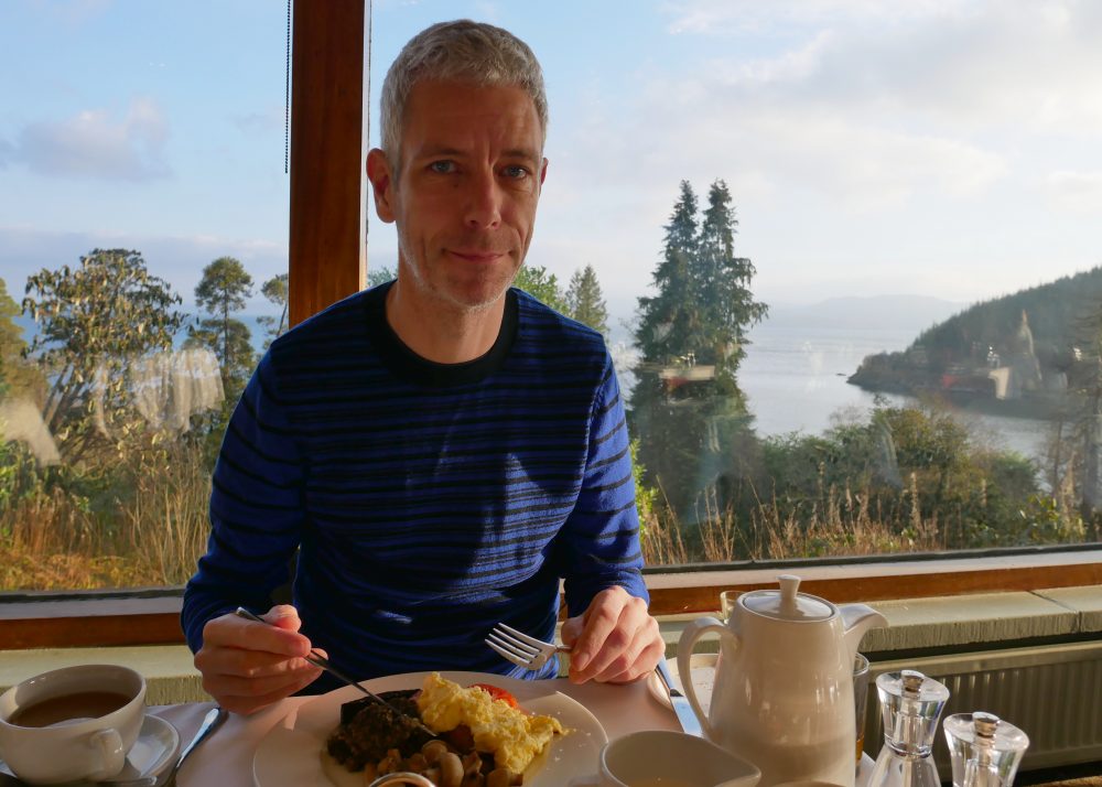Stonefield Castle - full Scottish breakfast