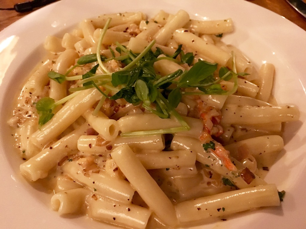 White Horse lobster pasta
