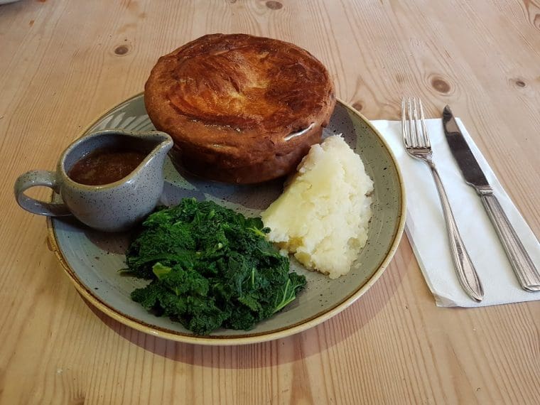 steak pie at the Royal Windsor pub