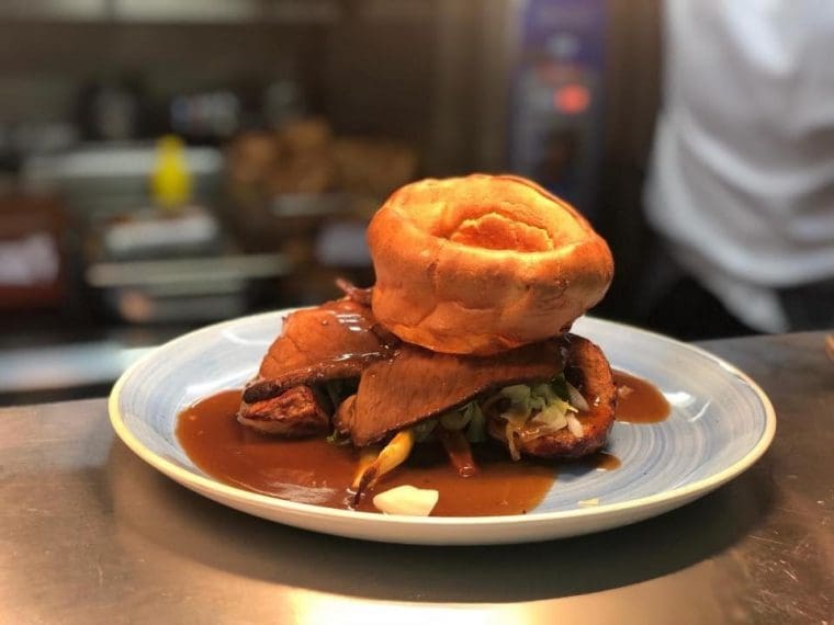 Perfect Sunday roast at the Royal Windsor pub