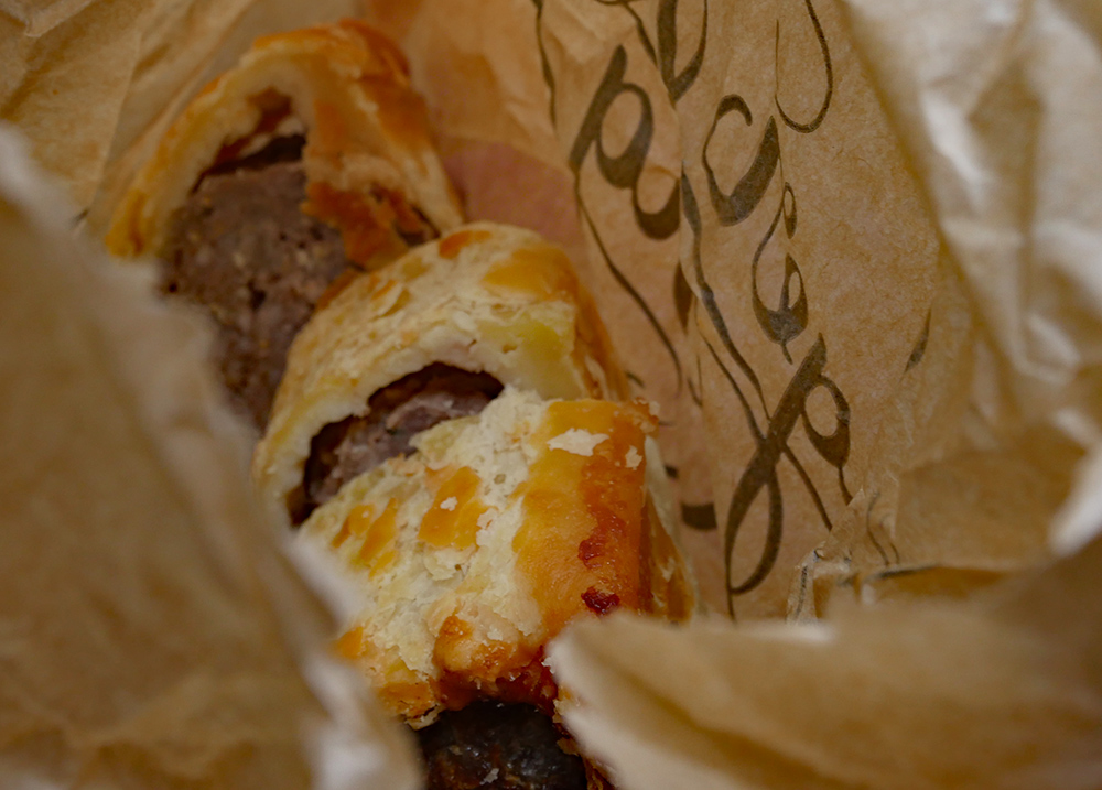 Food tour in London - Ginger Pig Sausage Roll