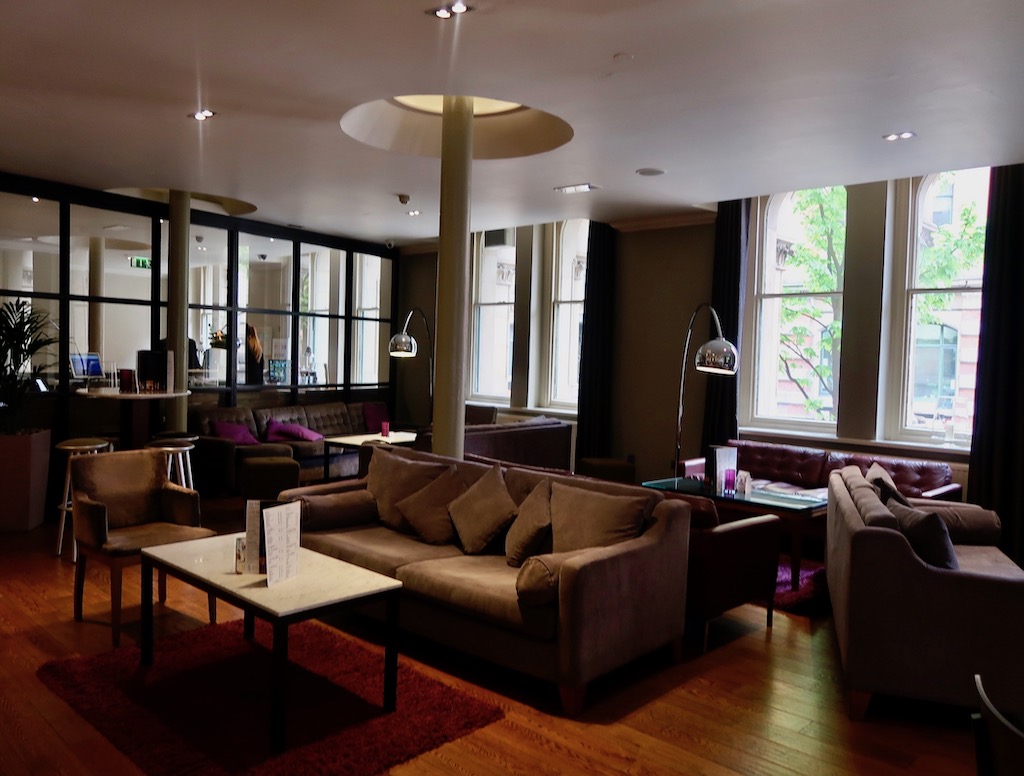 The Townhouse Hotel lounge area