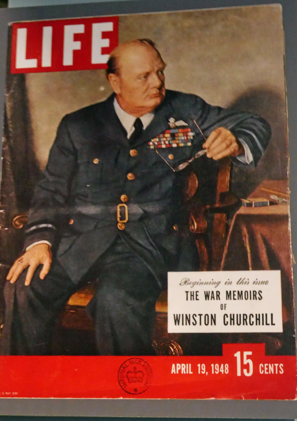 Churchil on the cover of life magazine