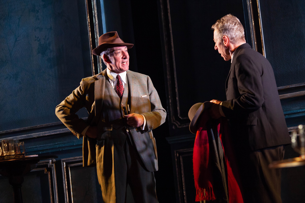 Miles Richardson and Stephen Boxer in the Remains of the Day