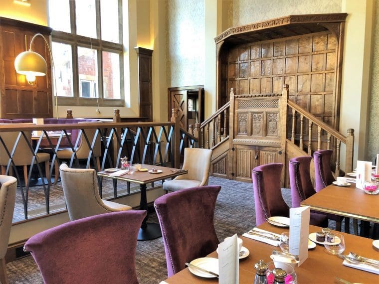 Restaurant at Stanbrook Abbey was the Nuns refectory