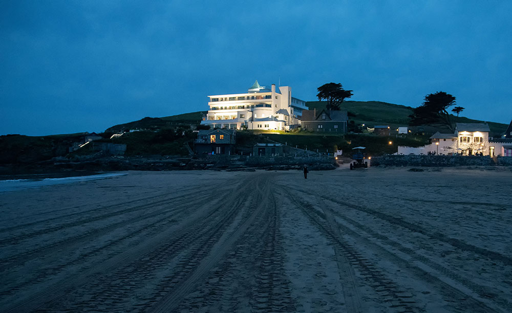 Burgh Island Hotel at Night Copyright Alex Graeme, Unique Devon Tours