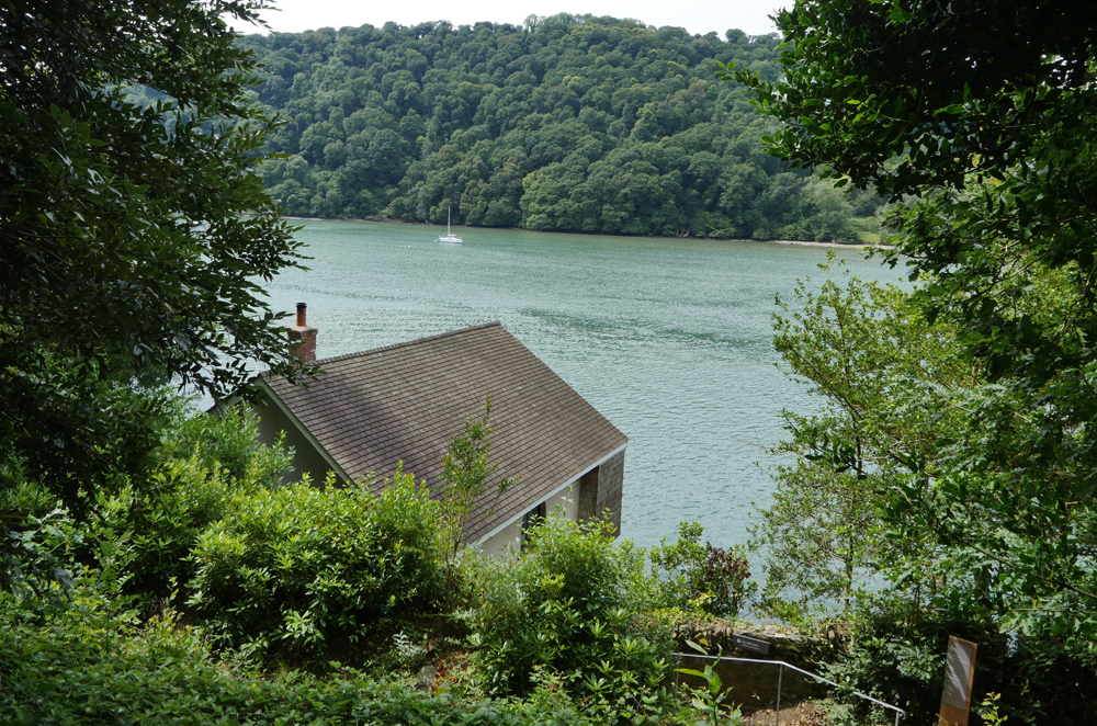 the boathouse at Greenway