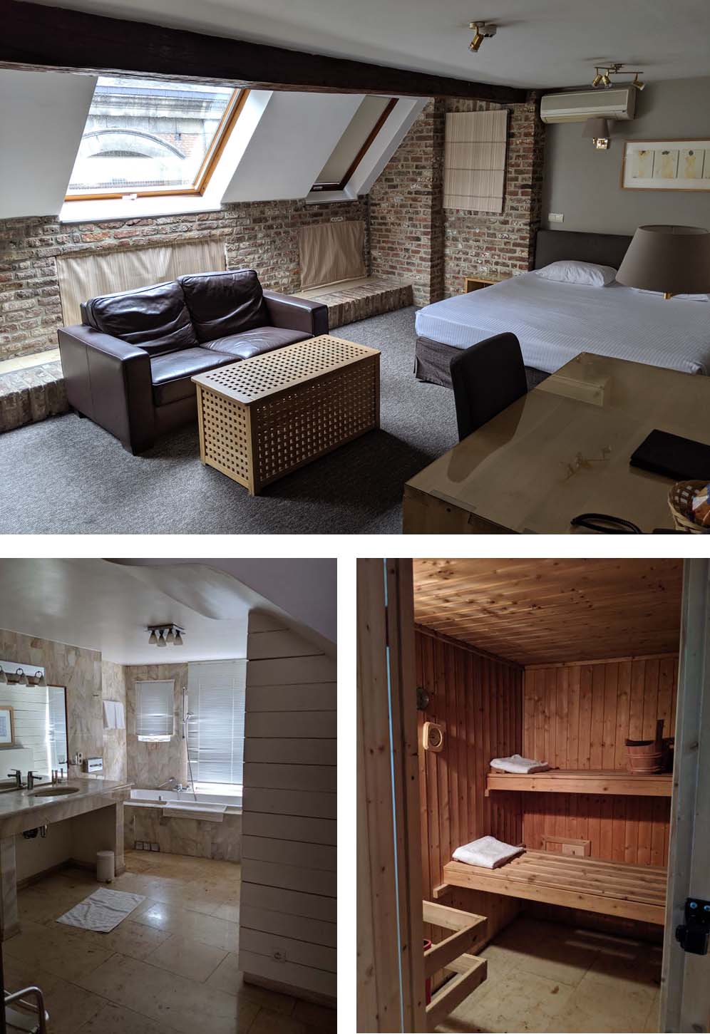 Sauna Room at Hotel les Tanneurs Namur
