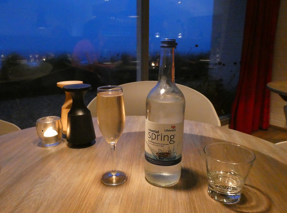 Drinks in the Herring restaurant