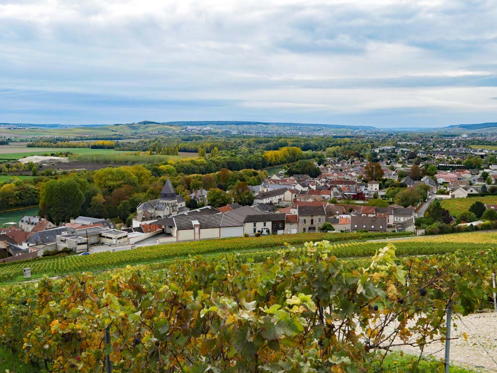 Looking down at Mareuil SurAy