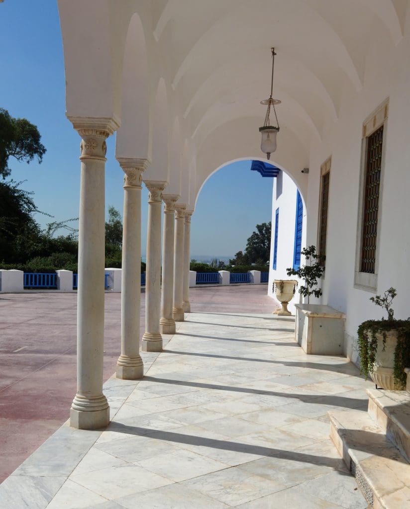 Baron d'Erlangers House columns - Ennejma Ezzahra