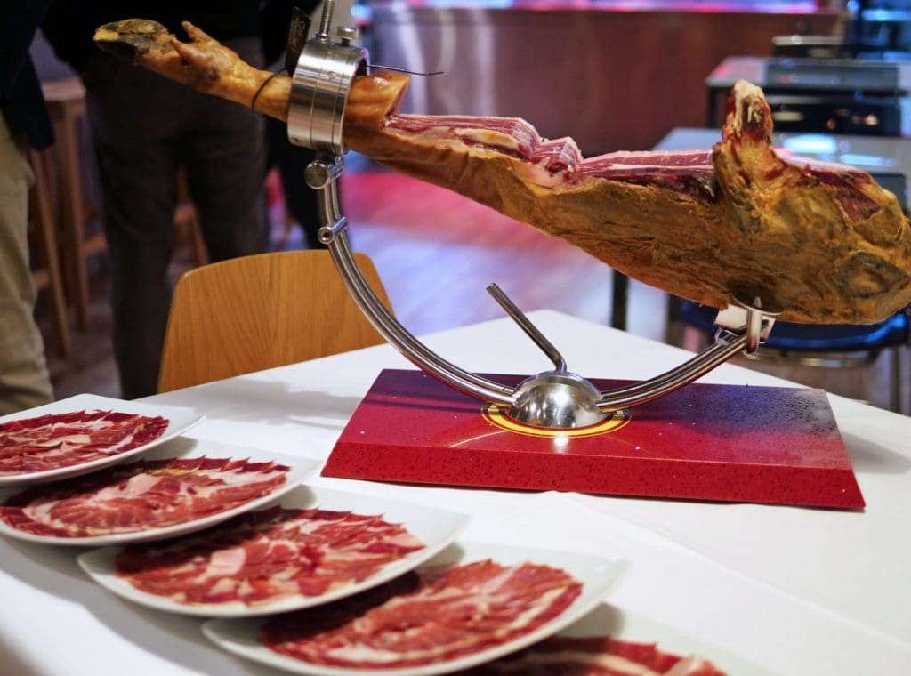 Iberico Ham carving