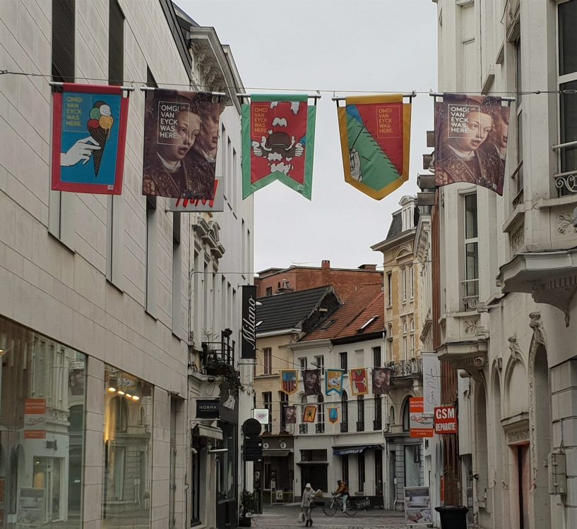 Van Eyck banners, Ghent