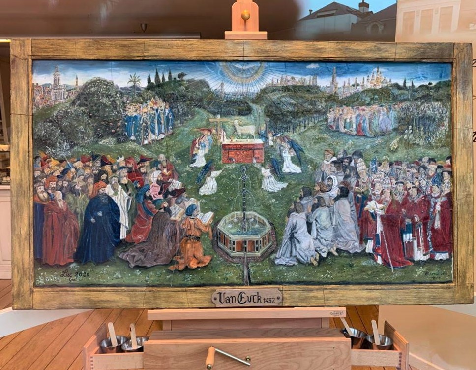 Van Eyck in chocolate, Ghent