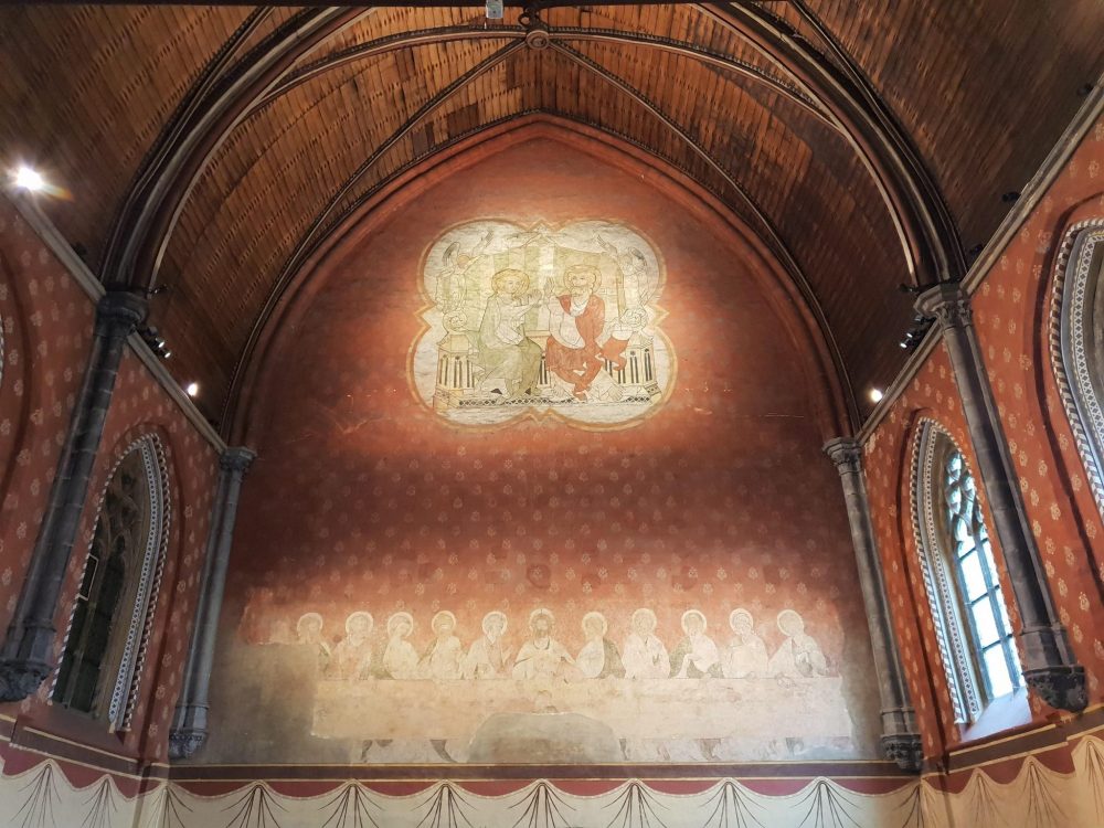 Ghent, STAM last supper fresco