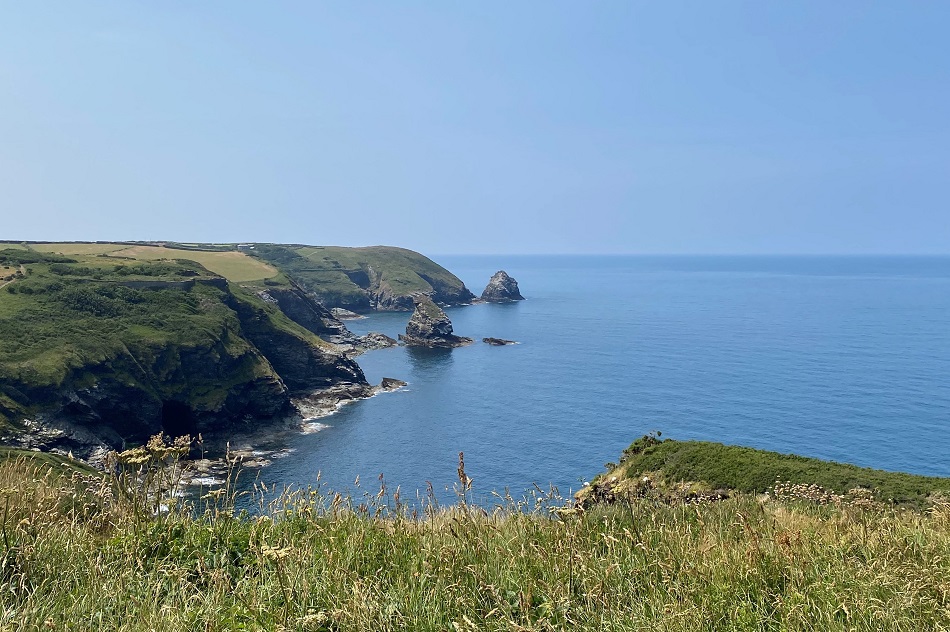 View from the Cliffs at Boscastle