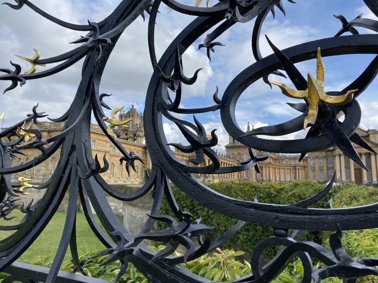 Iron gate at Blenheim Palace
