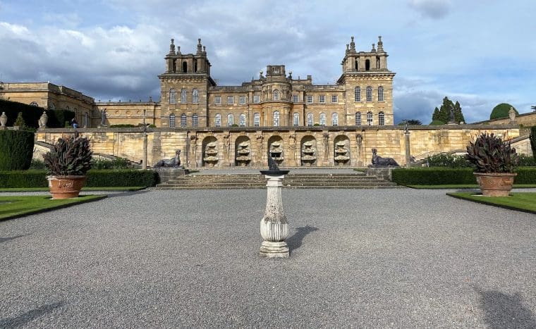 Blenheim Palace rear view