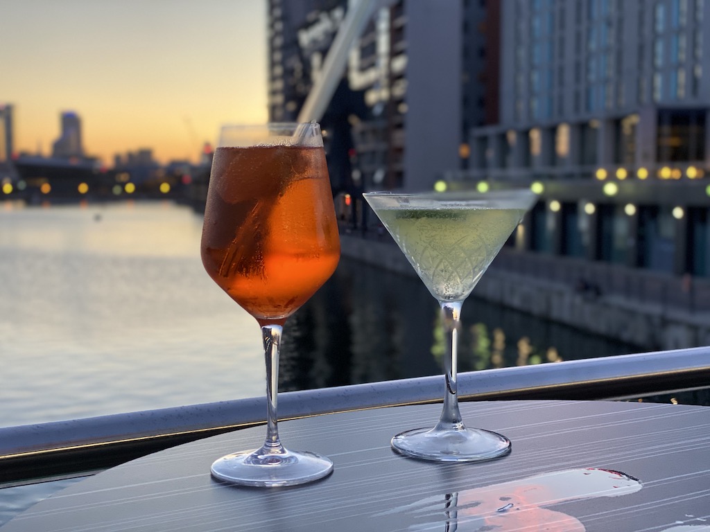 Sunborn Hotel cocktails
