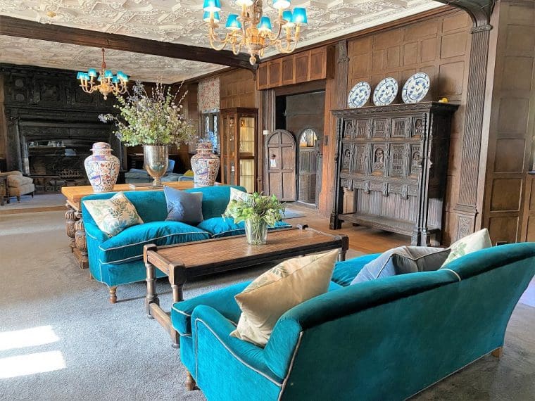 reception area at Great Fosters