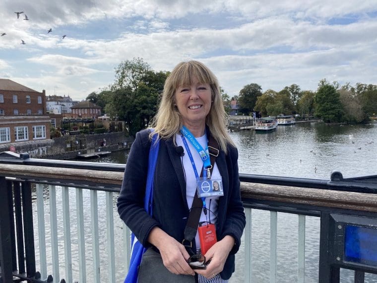 Portrait of an official guide in Windsor