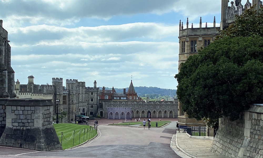 View of Windsor lower ward