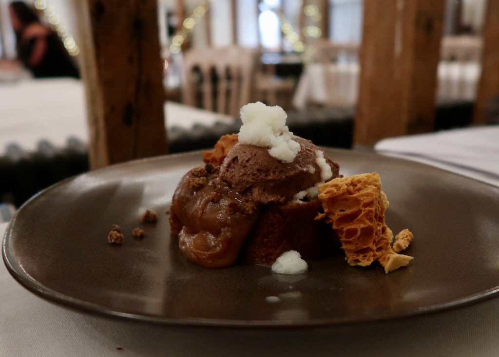Parsnip cake at Channels Hotel