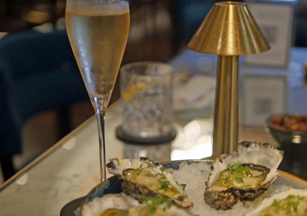 Champagne and Oysters - Churchill Bar