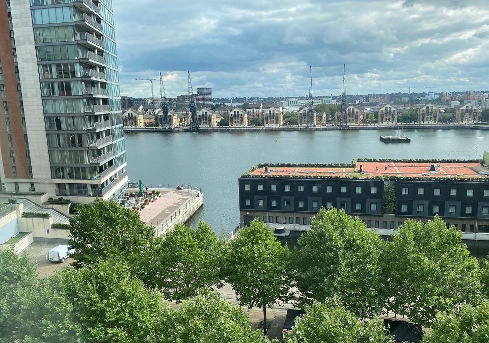 View over Royal Victoria Dock
