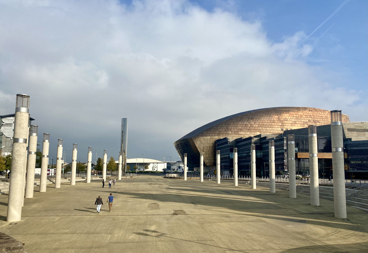 Roal Dahl Plass and The Wales Millennium Centre