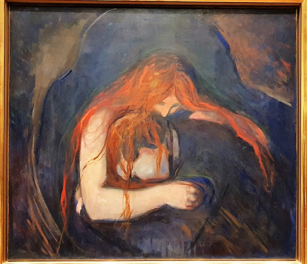 MUNCH - painting - Vampire