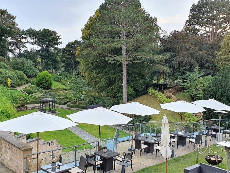 View of the terrace at Raithwaite Sandsend
