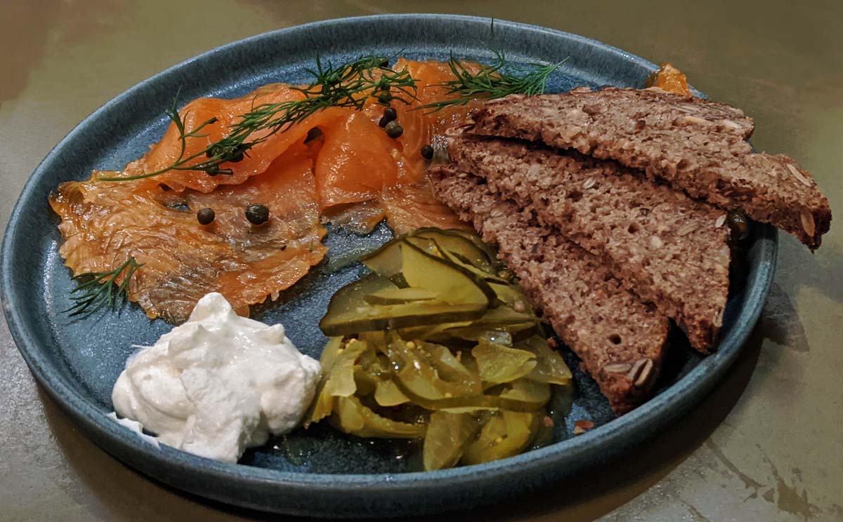 Salmon Bread Creme Fraiche Newcastle