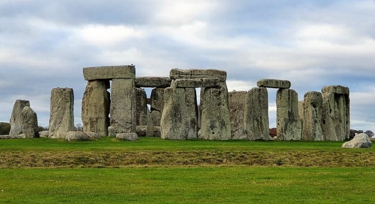 The stone circle at Stonehenge