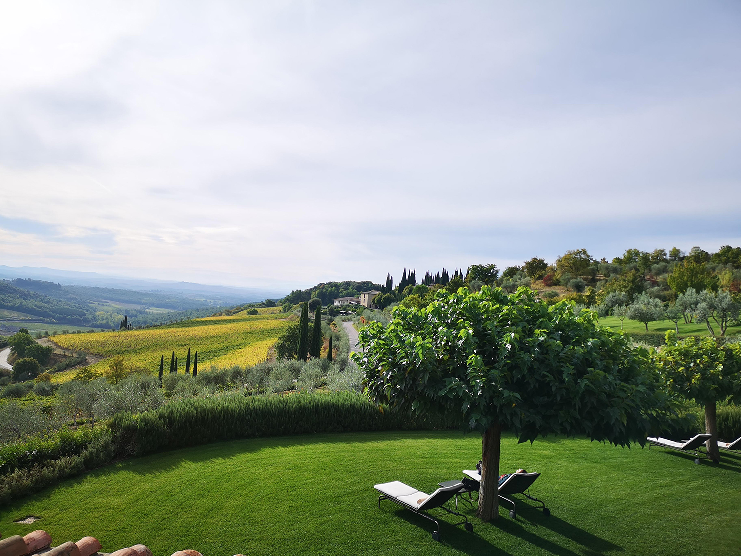 Le Fontanelle Tuscany view from room