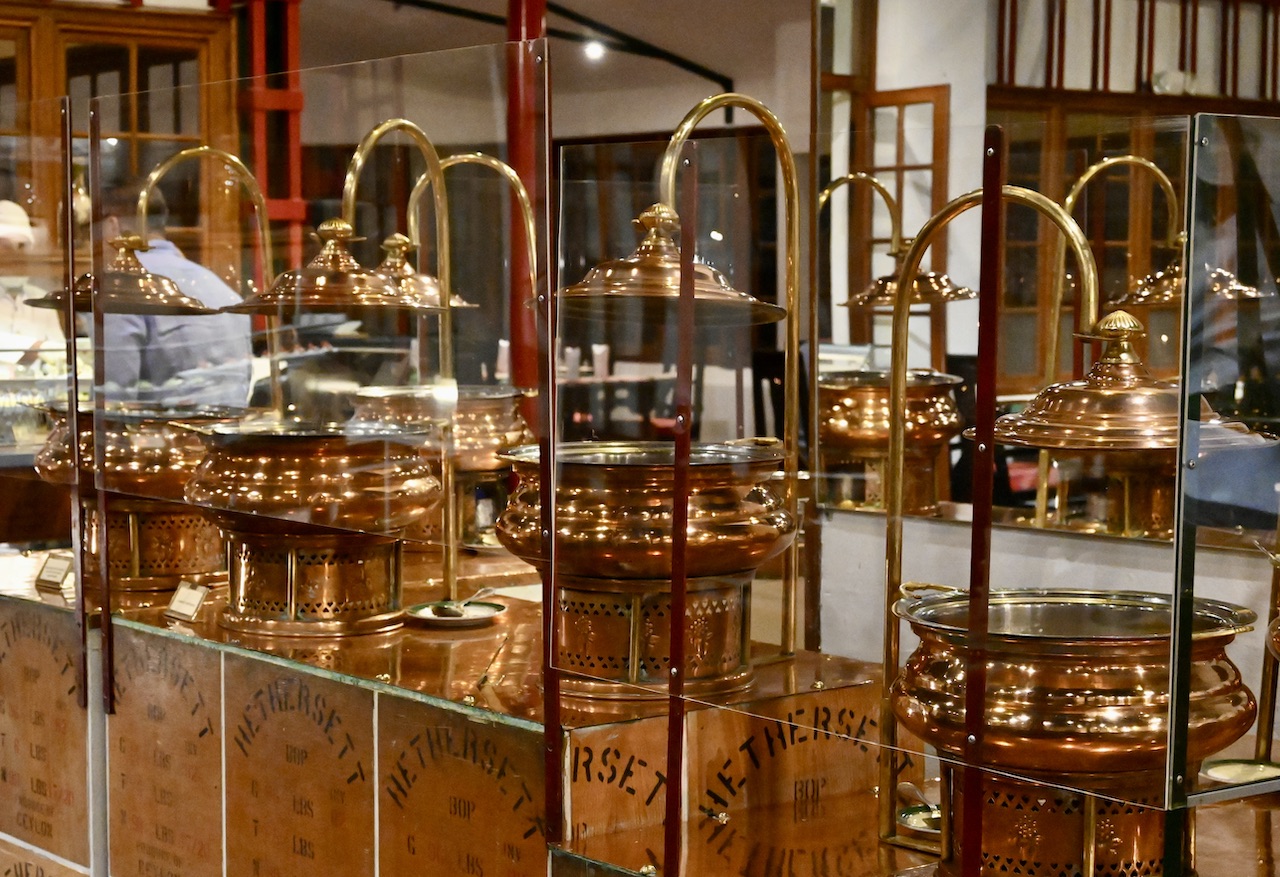 Heritance Tea Factory copper pots