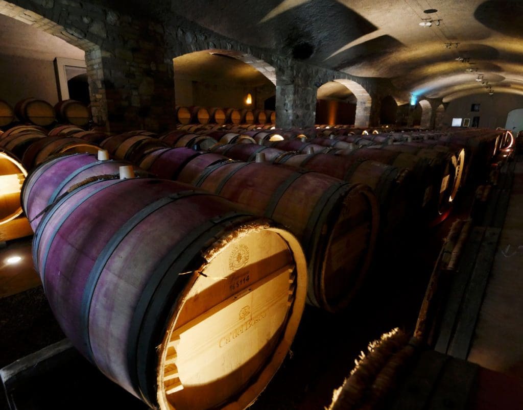 Barrels at Ca del Bosco