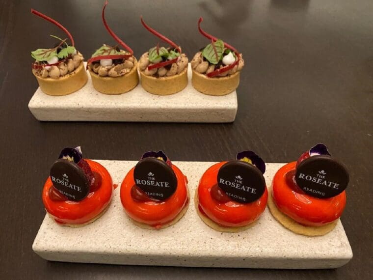 Delicious biscuits at the Roseate hotel Reading