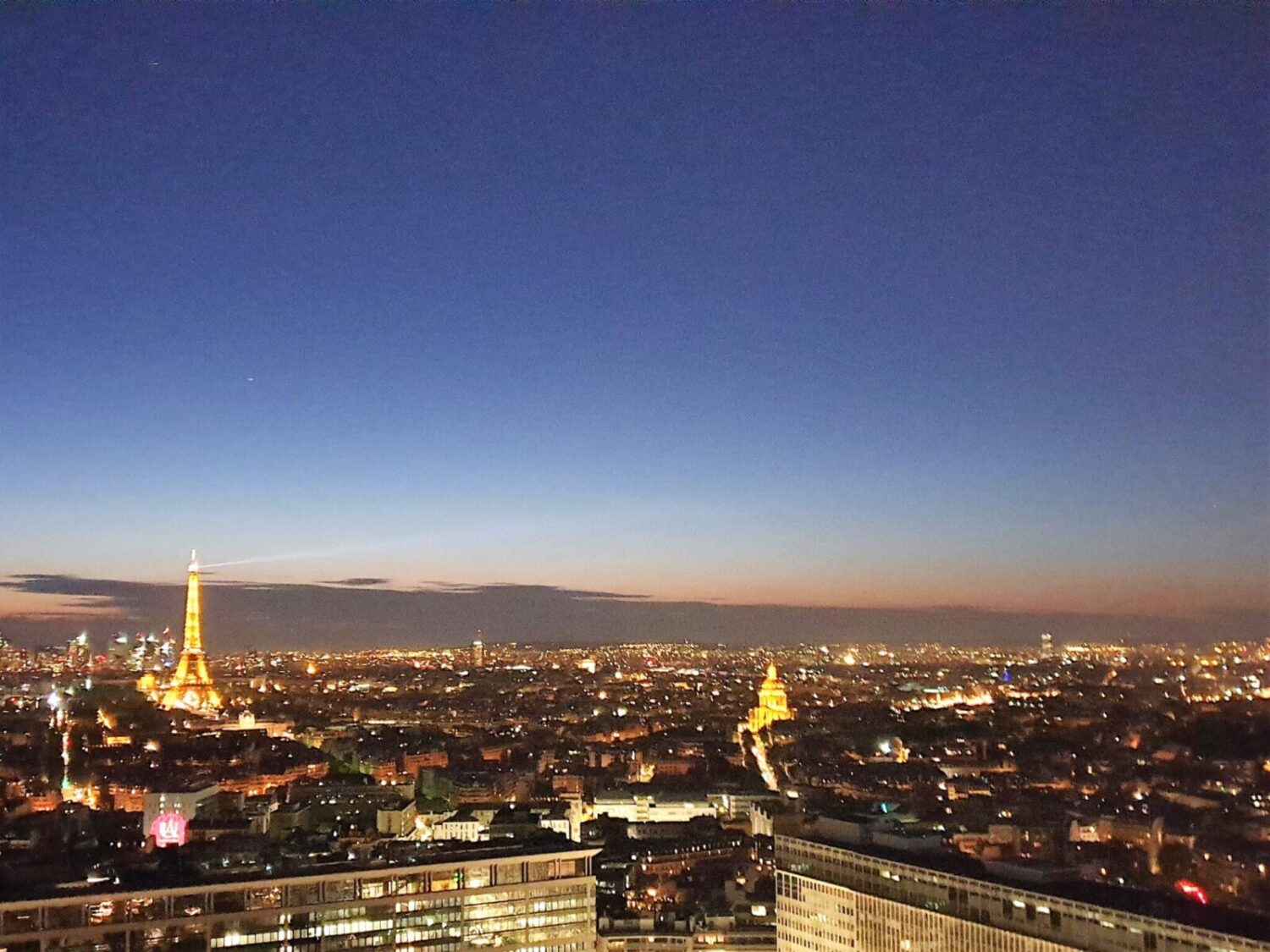 Paris Pullman Montparnasse Skybar view
