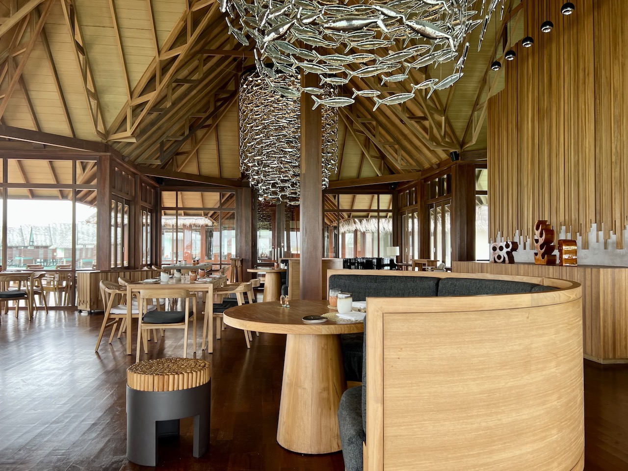 Baani restaurant Ocean Suite dining Maldives