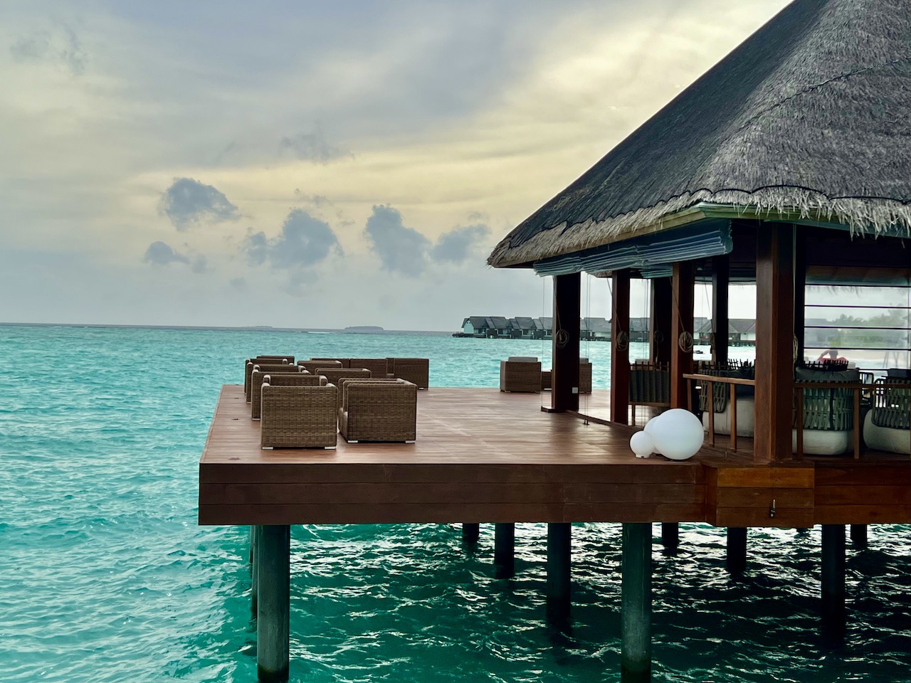 Sundown on Aarah Maldives